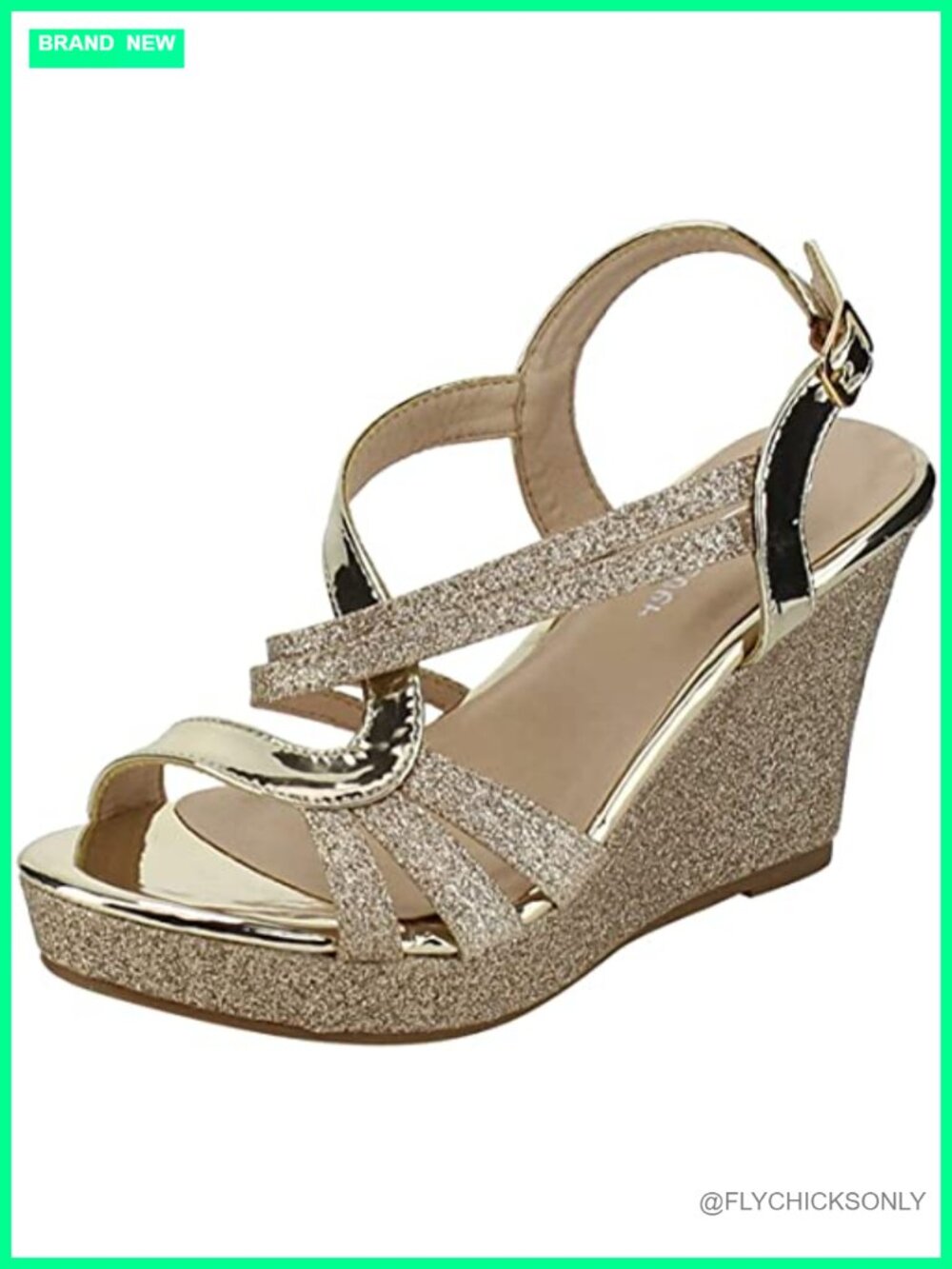 Forever Link Strappy Wrapped Wedge Platform Sandals